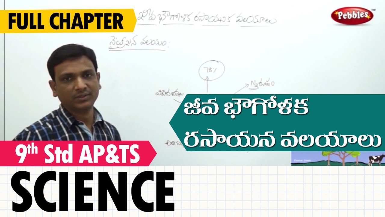 Bio geo chemical cycles  | జీవ భౌగోళిక రసాయన వలయాలు | Class 9 Science (T.M)