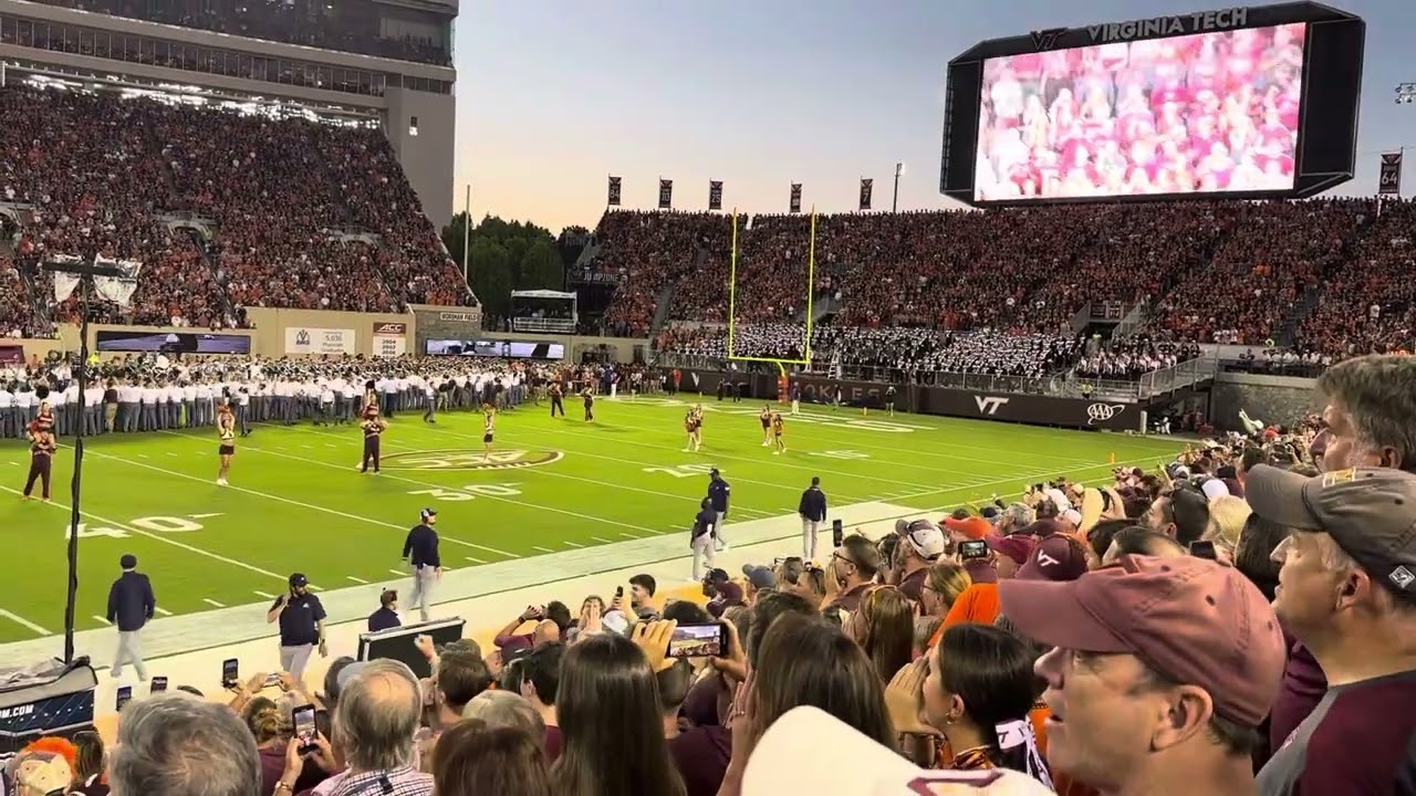 Virginia Tech Hokies Football Entrance vs ODU - 9/2/23 - Enter Sandman and More