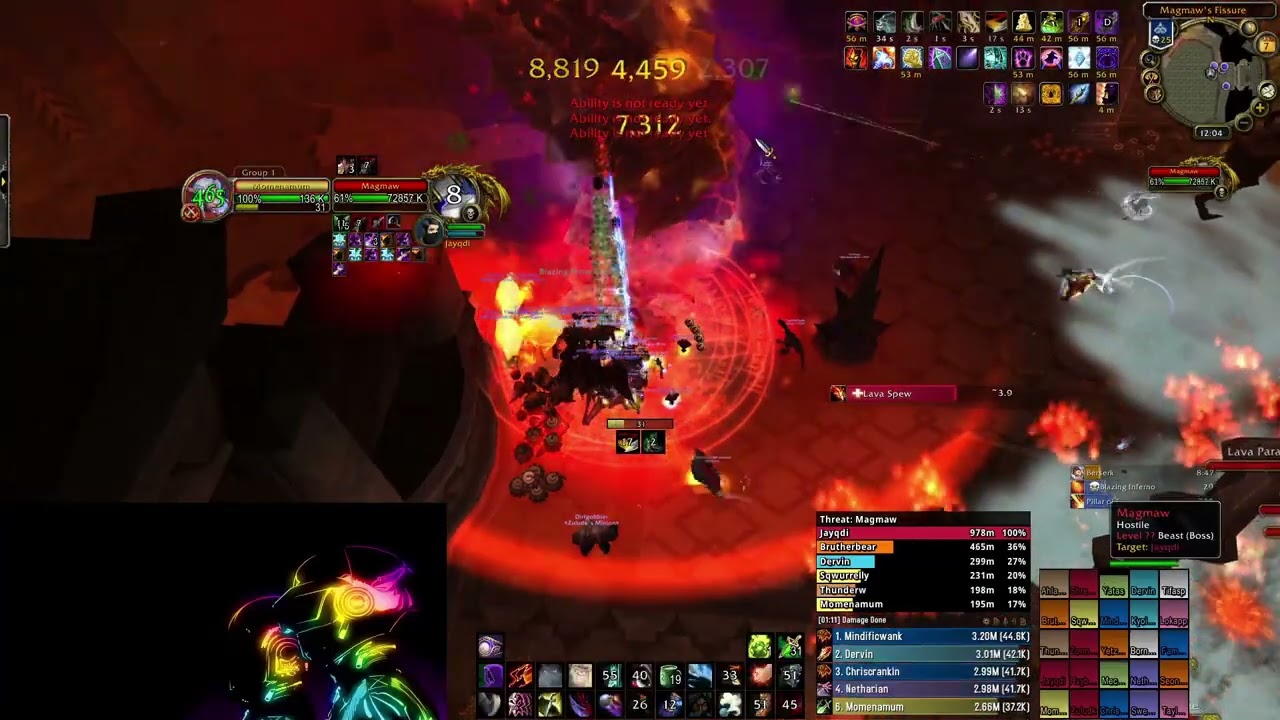 #1 DPS Assassination Rogue - Magmaw (25 Heroic)... CRAZY Worm Tech | Cataclysm Classic