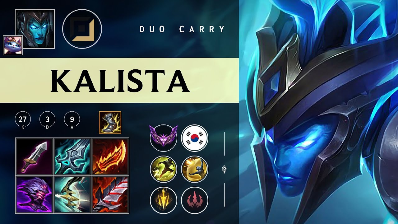 Kalista ADC vs Nilah - KR Master Patch 26.01