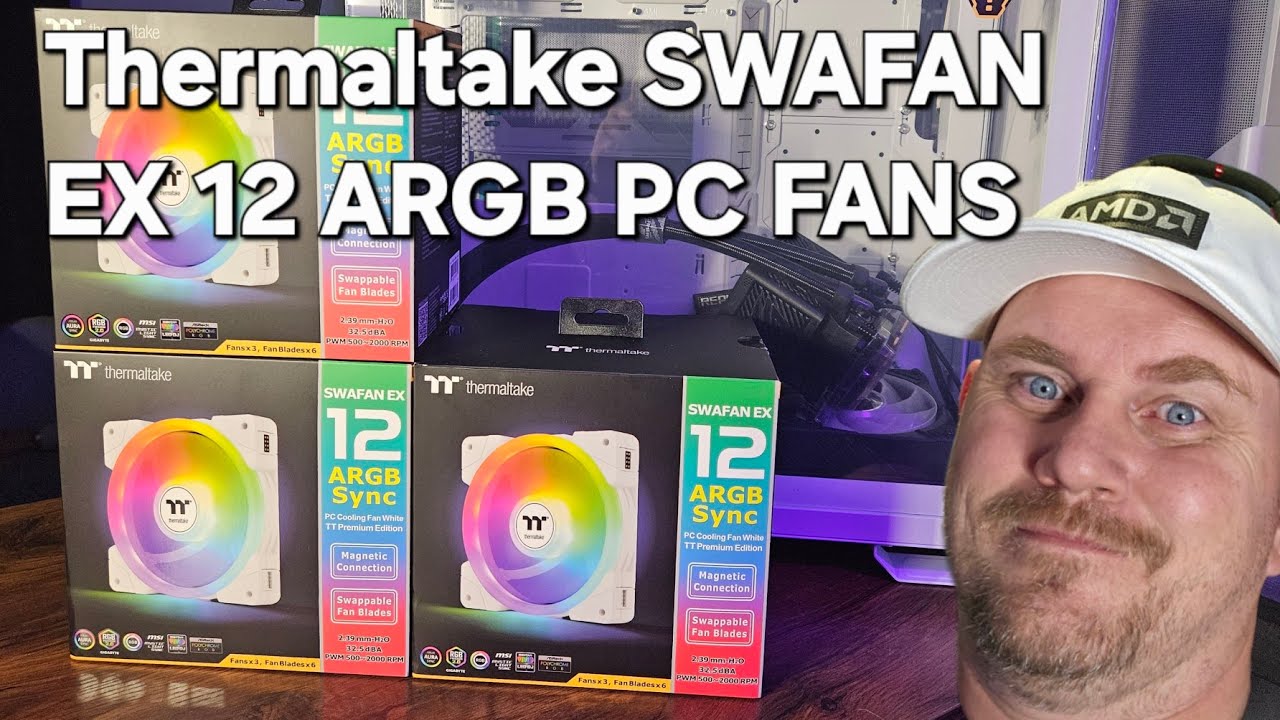 Вентиляторы Thermaltake SWAFAN EX 12 ARGB Sync Magnetic с возможностью замены