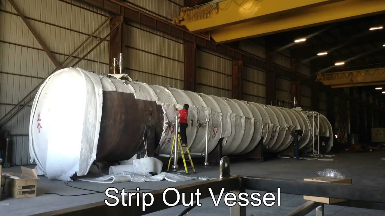 Time-lapse of PWHT on Pressure Vessel (on-site Heat Treating)