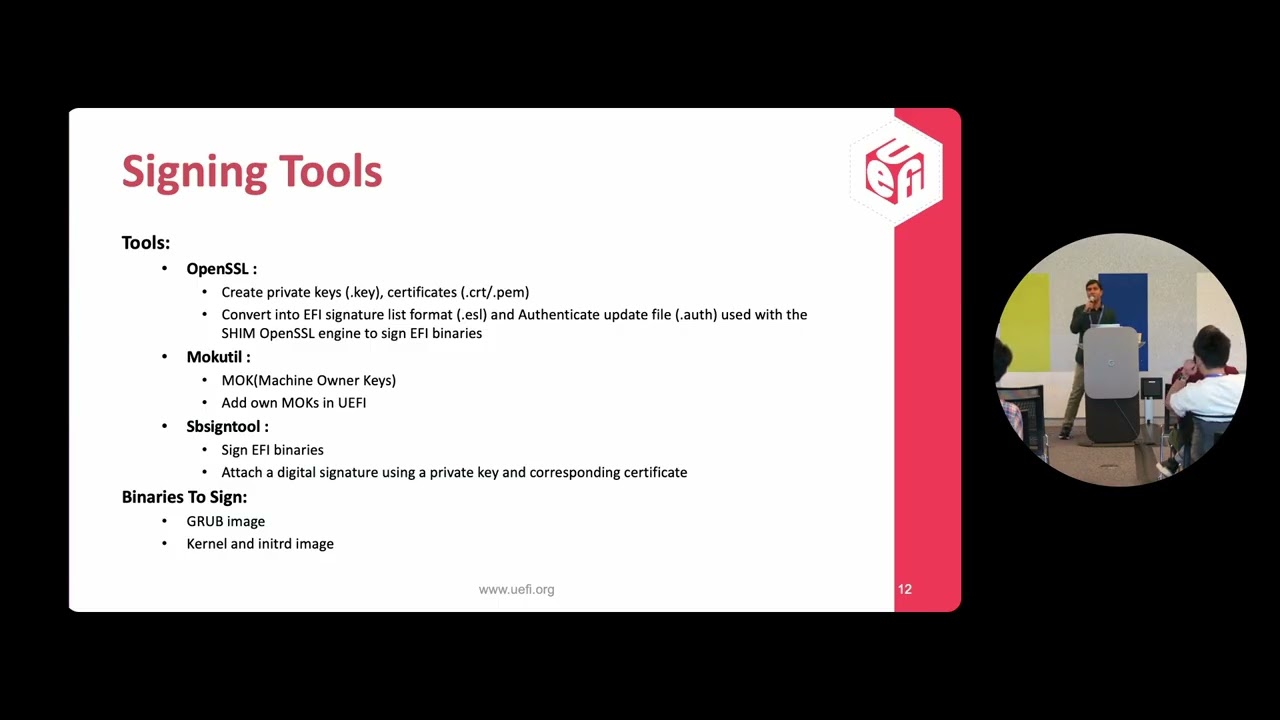 Enablement of Secure Boot with GRUB under UEFI for Linux