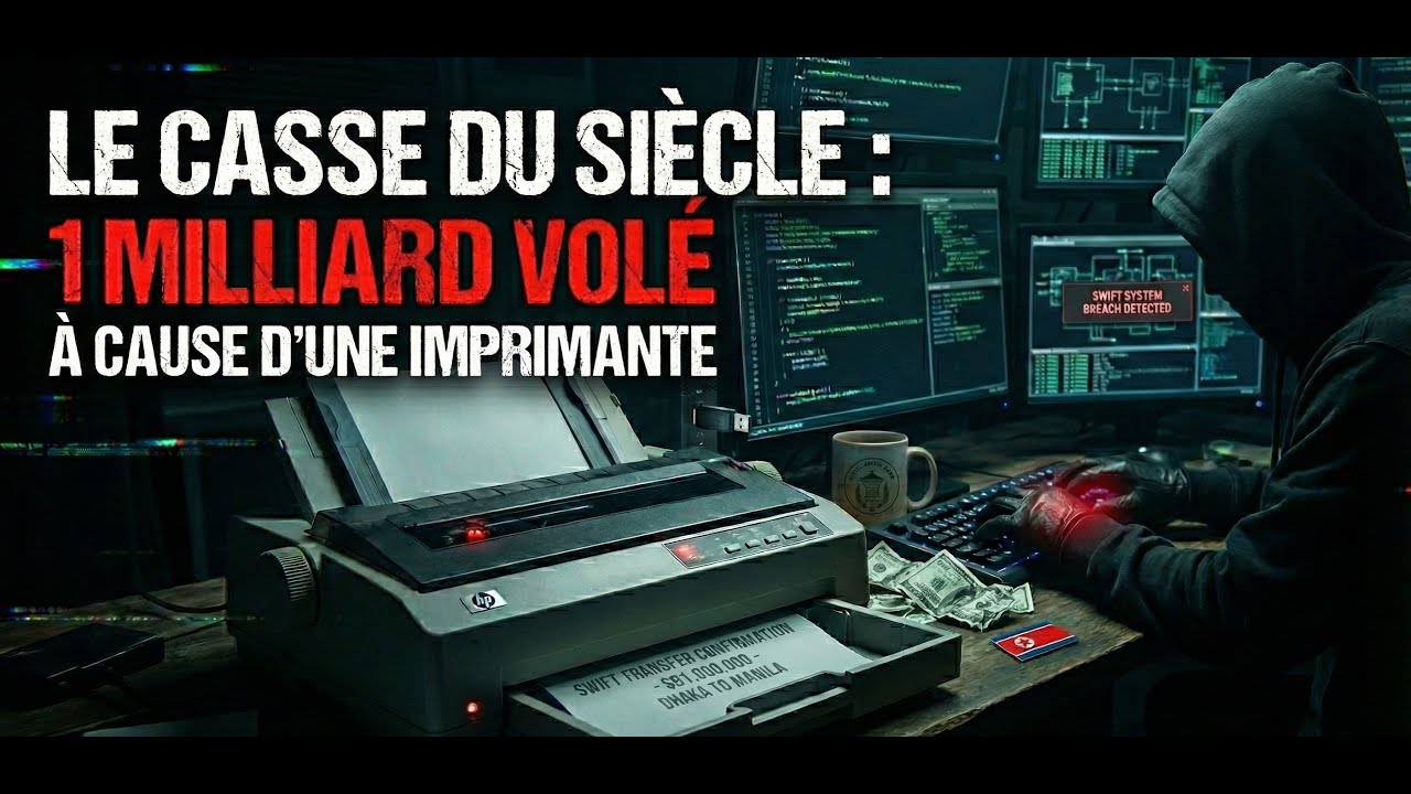 1.000.000.000$ VS une Imprimante : L'histoire du braquage le plus dingue du monde
