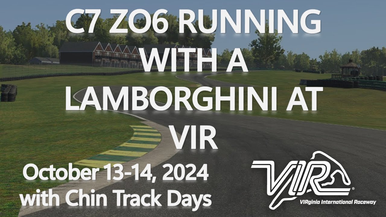 C7 Z06 Running with a Lamborghini - 