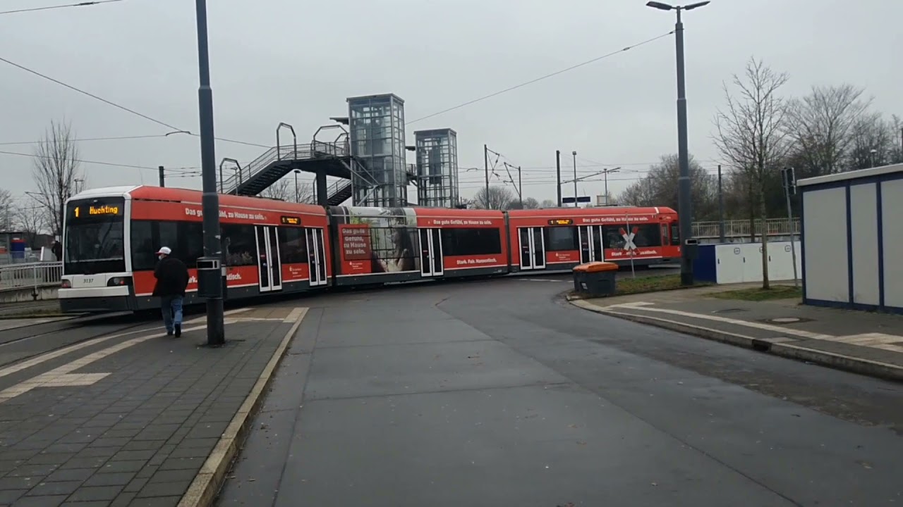 Stra&szlig;enbahn Bremen | GT8N-1 3104 & GT8N-1 3137 - Linie 1 (Haltenstellen : Bf Mahndorf)