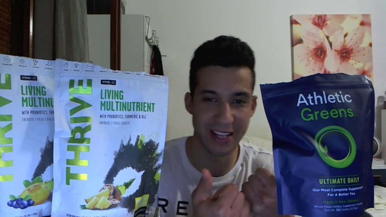 Athletic Greens Ultimate Vs Vivo Life Thrive