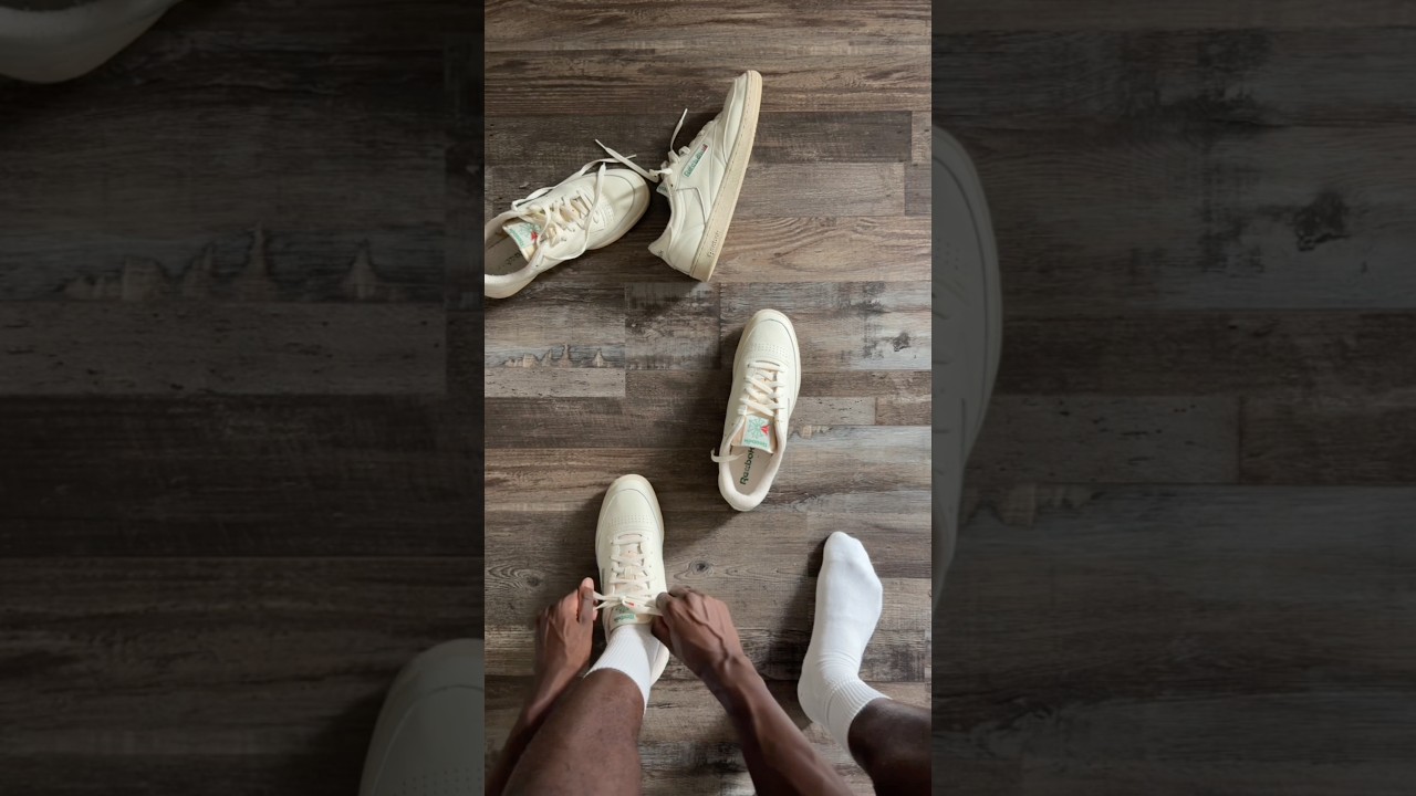 I TRIED ON THE REEBOK CLUB C 85 VINTAGE ✨ 