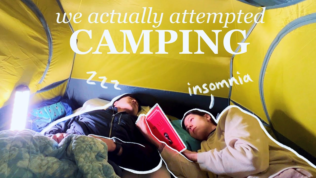 Our first time CAMPING together 🏕️ Are there bears here...? 😬 | Korea to Canada VLOG