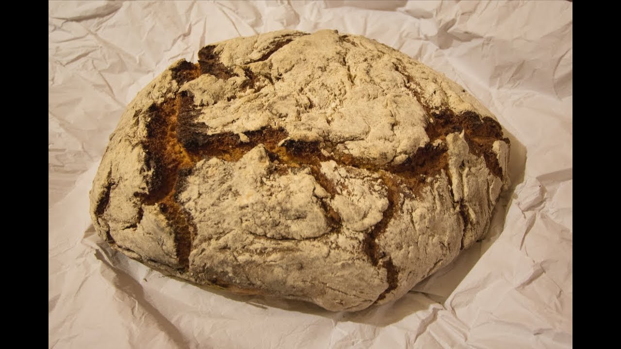 Receta - Bolla de pan de maiz (en horno de piedra)