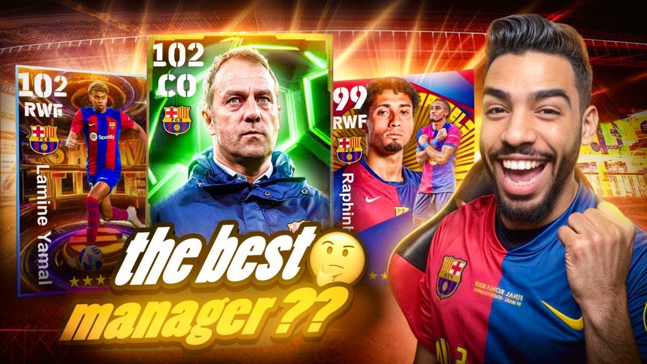 Я купил H. FLICK DOUBLE BOOSTED MANAGER 🔥 FC BARCELONA PACK 🔥 eFootball 25 mobile