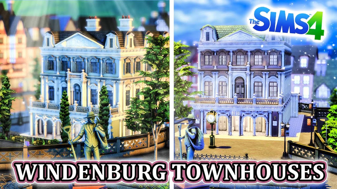 Windenburg Townhouses Speed Build | The Sims 4