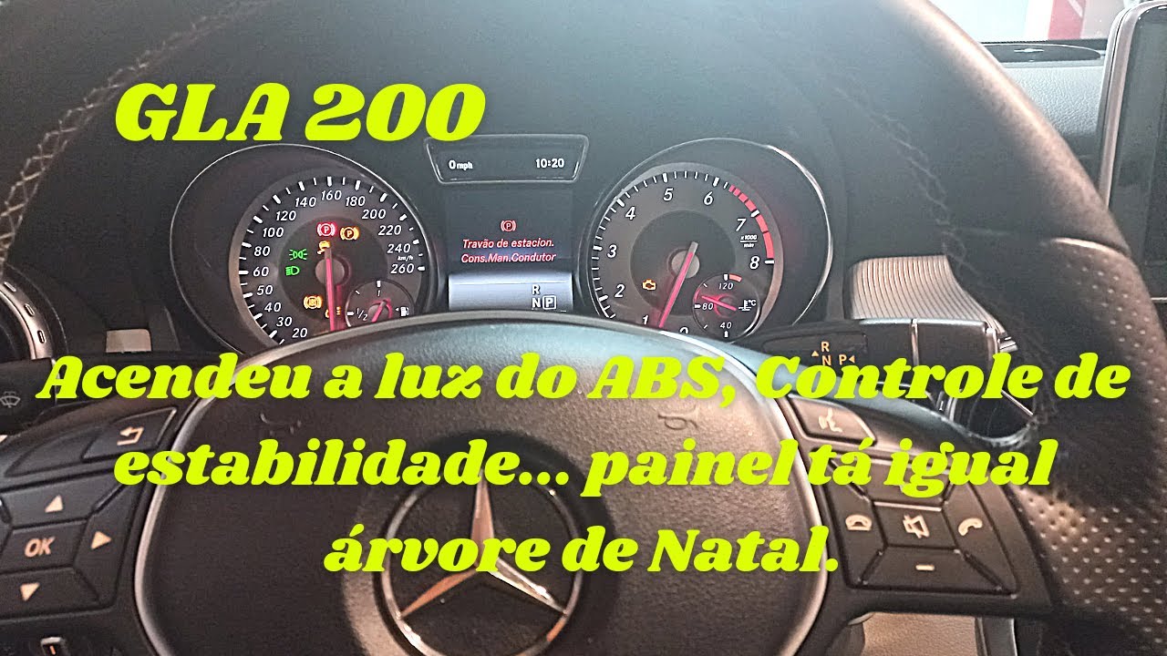 #CARTEC_RC / BO DAS GALAXIAS NA MERCEDES BENZ GLA 200... DEFEITO DE ABS