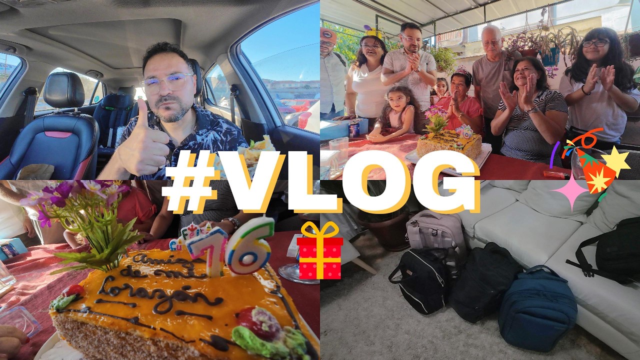 #vlog  | Celebramos el cumpleaños de mi Madre | Últimas compras y preparativos para el viaje y más