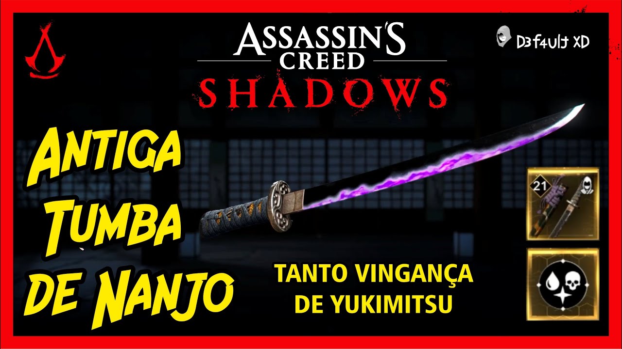 Assassin's Creed Shadows - Antiga TUMBA de Nanjo KOFUN - passo a passo Walkthrough
