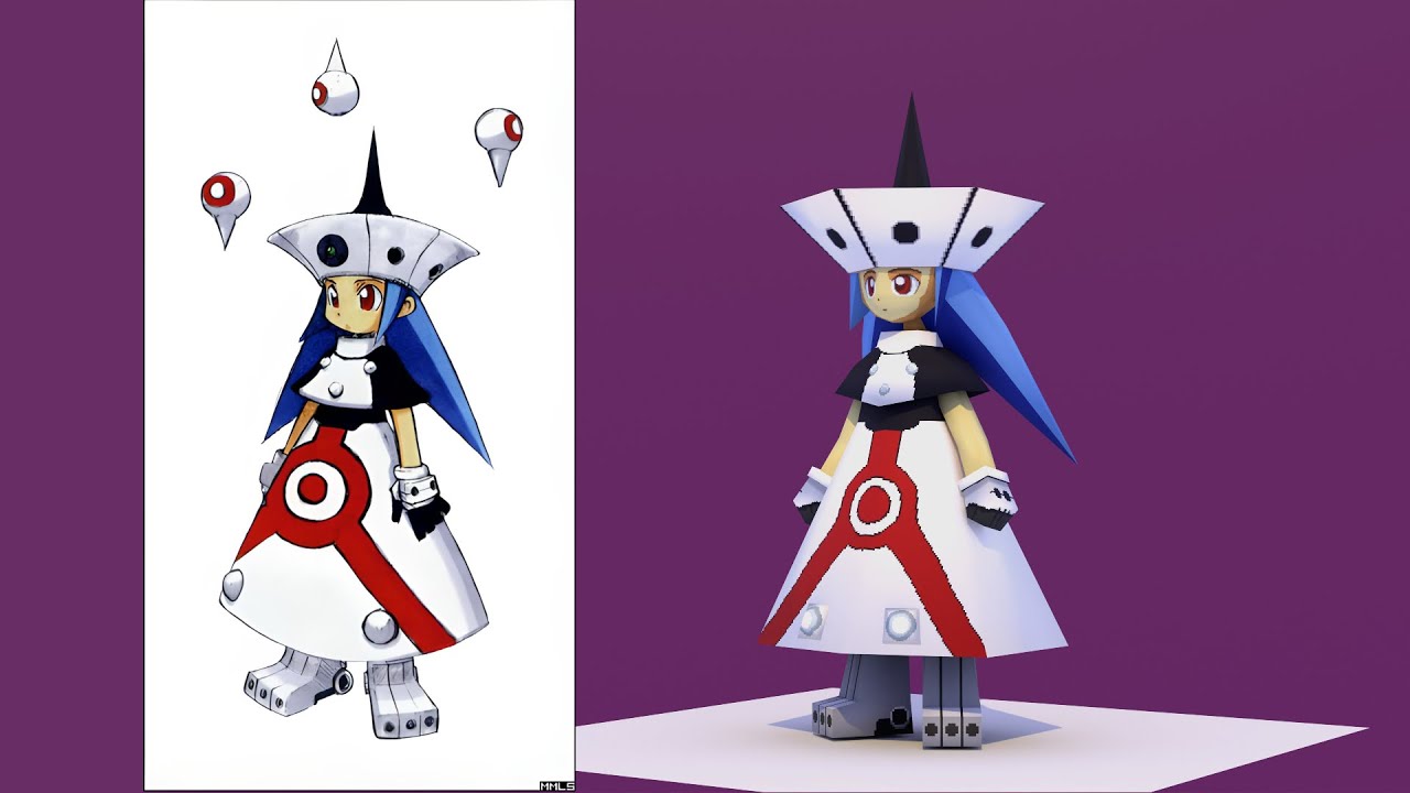 Retro Low Poly Modelling with Light Commentary