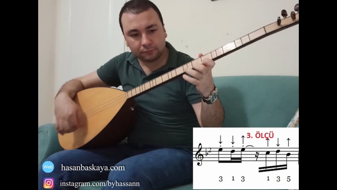 DENİZLİ'NİN HOROZLARI Uzun Sap Bağlama Ders 98