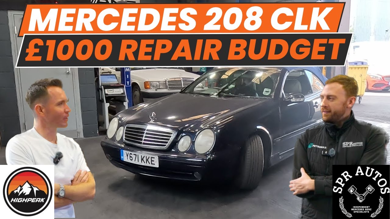 @High Peak Autos  GAVE ME A £1000 BUDGET TO FIX HIS CHEAP MERCEDES W208 CLK CAN WE DO IT?