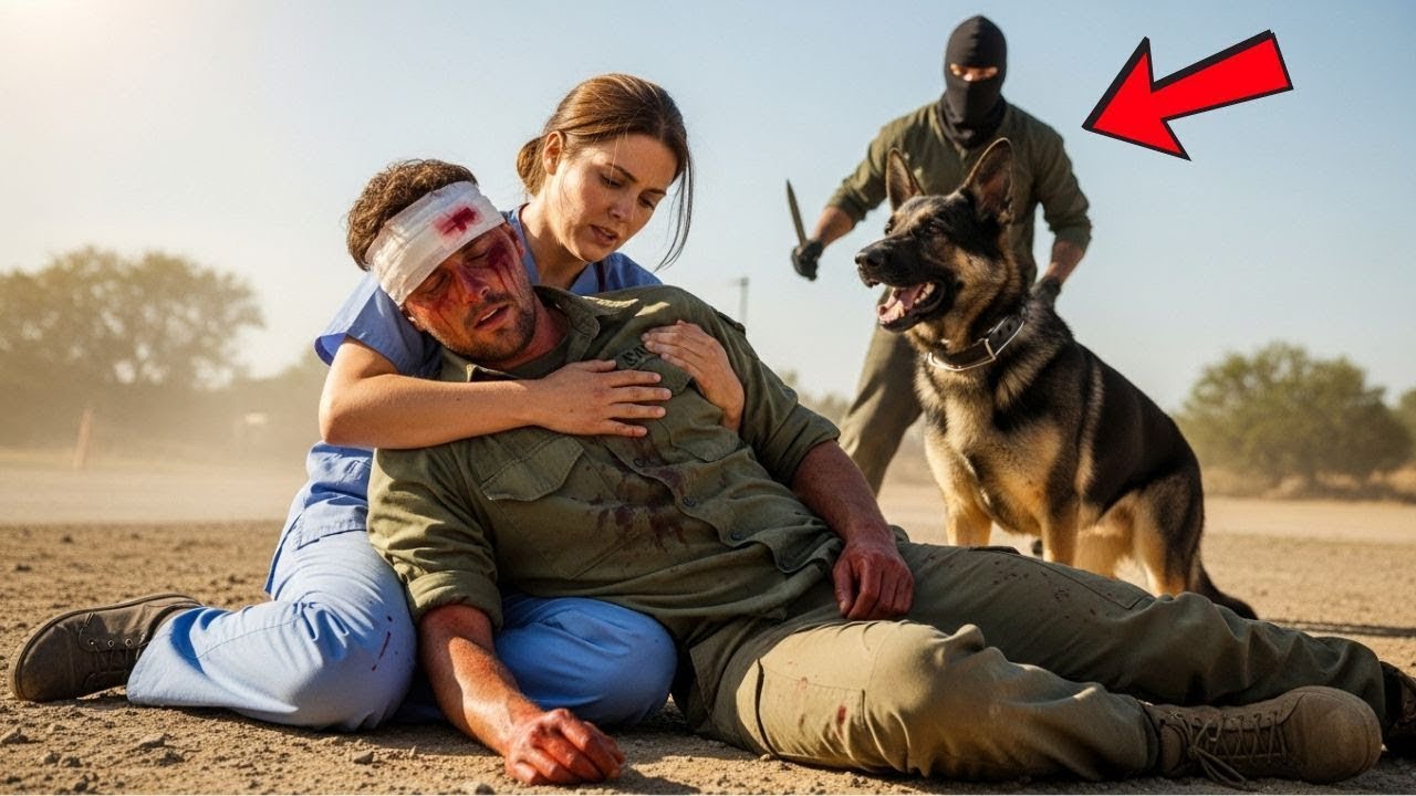 This Nurse Stabbed 7 Times Protecting a Wounded Soldier — But a K9 Refused to Let Her Be Forgo