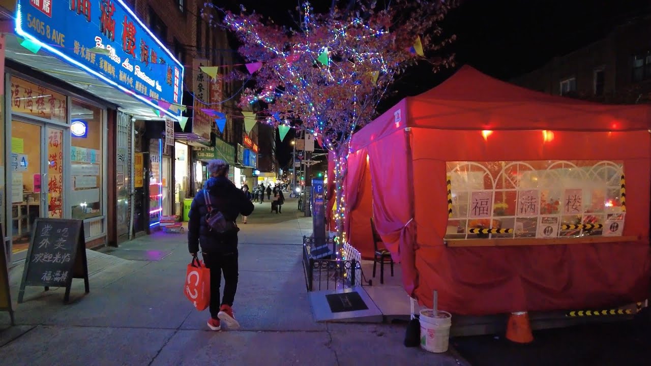 Walking NYC Brooklyn Chinatown, Sunset Park with @HereBeBarr (November 14, 2020)