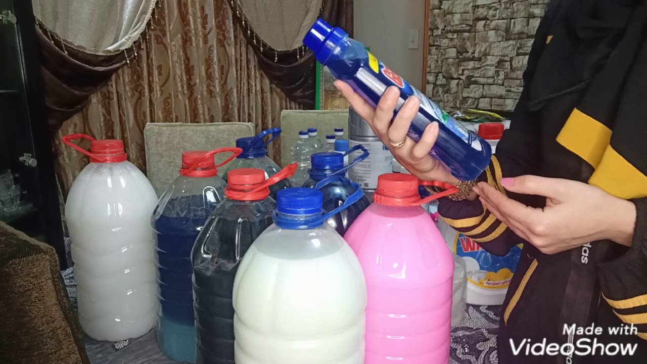 مشتريات منظفات وخزين الشهر وبدايل للمنظفات الغاليه تحفه