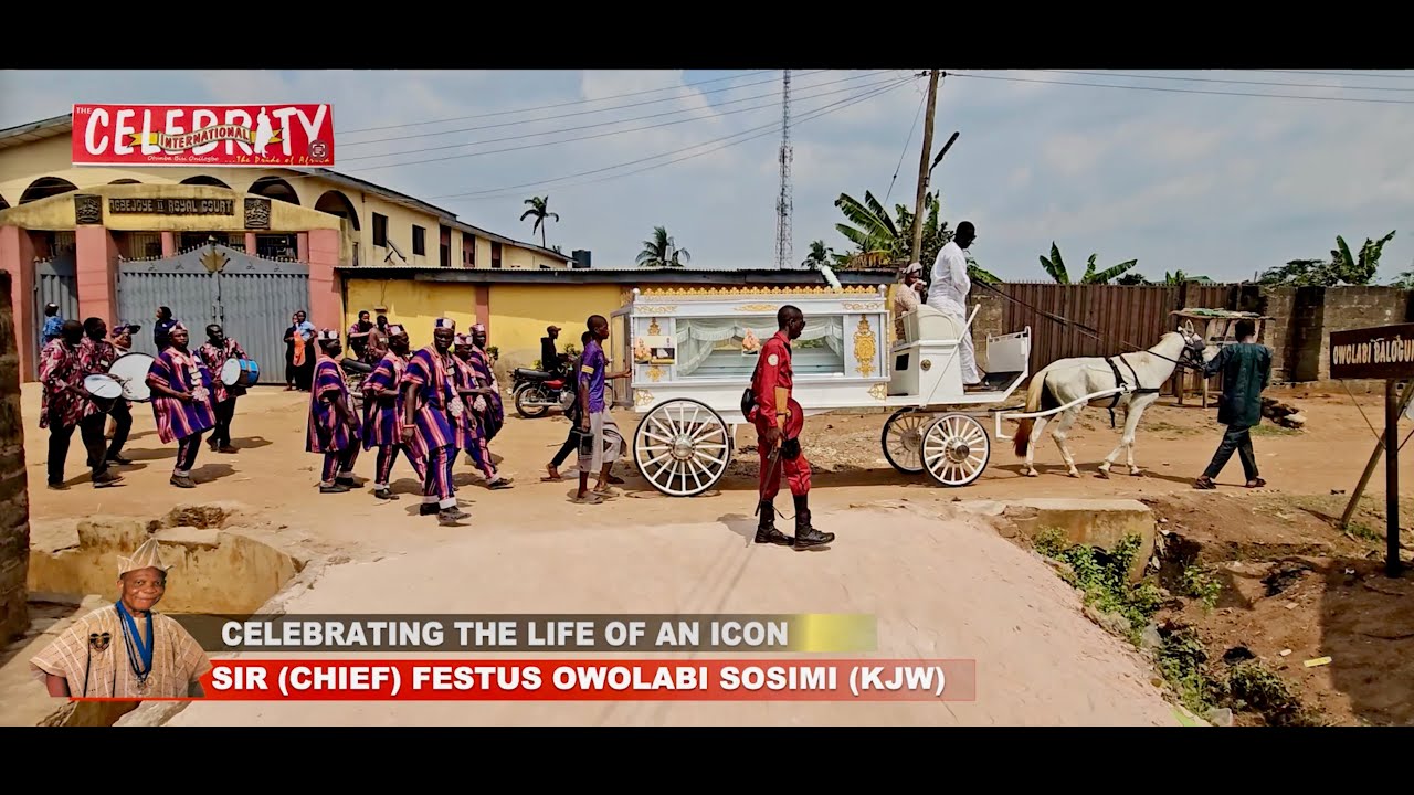 CELEBRATION OF AN ICON  CHIEF FESTUS INTERNMENT