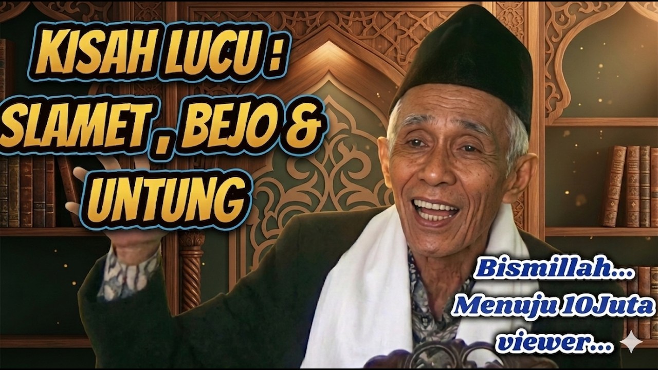 Bp KH Sholichun Ngaji berbahasa jawa: santai lucu & serius