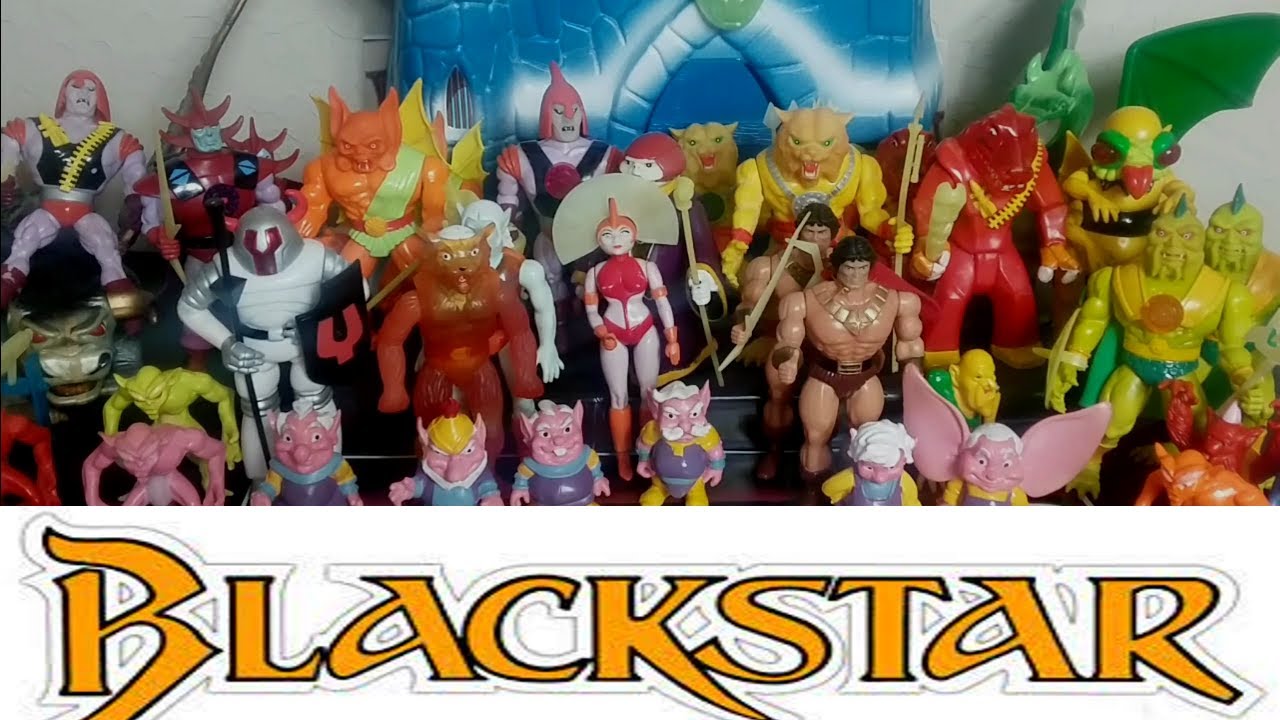 RETRO-WED: GALOOB BLACKSTAR THE ENTIRE TOY LINE AND IT IS BETTER THAN MOTU HEMAN!!