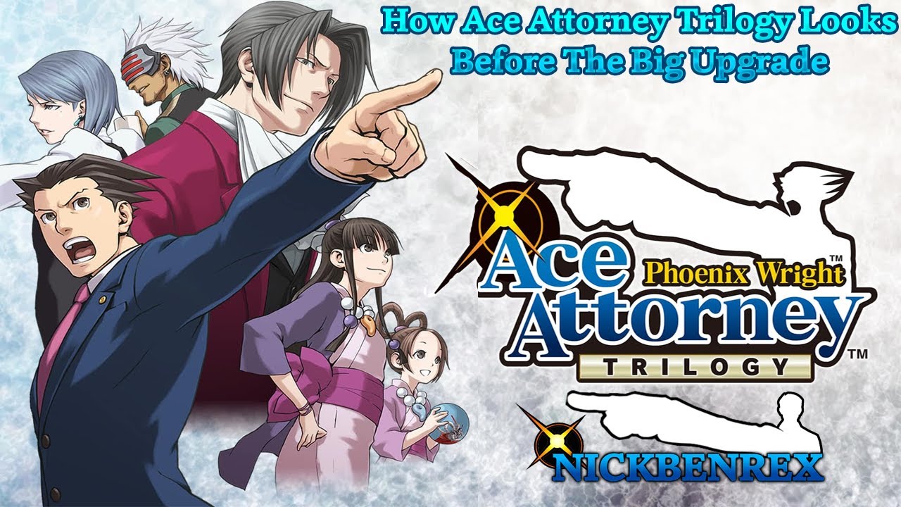 How Ace Attorney Trilogy Looks Before The Big Upgrade