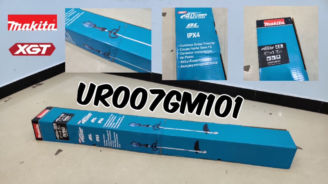 Unboxing Makita UR007GM101 - Makita Cordless Grass Trimmer 40V max | Very Strong Garden Tools