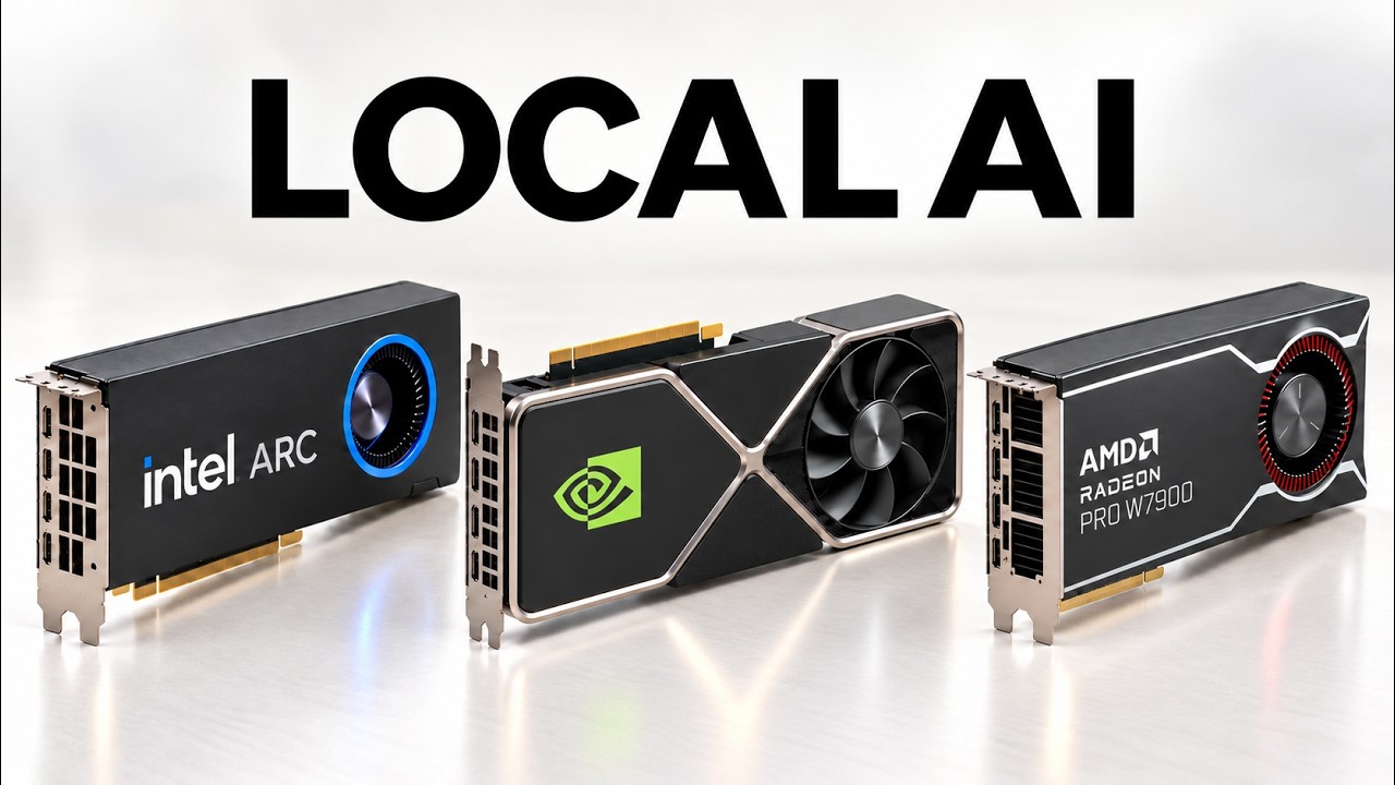 Видеокарты Nvidia, AMD и Intel для запуска локальных ИИ-моделей
