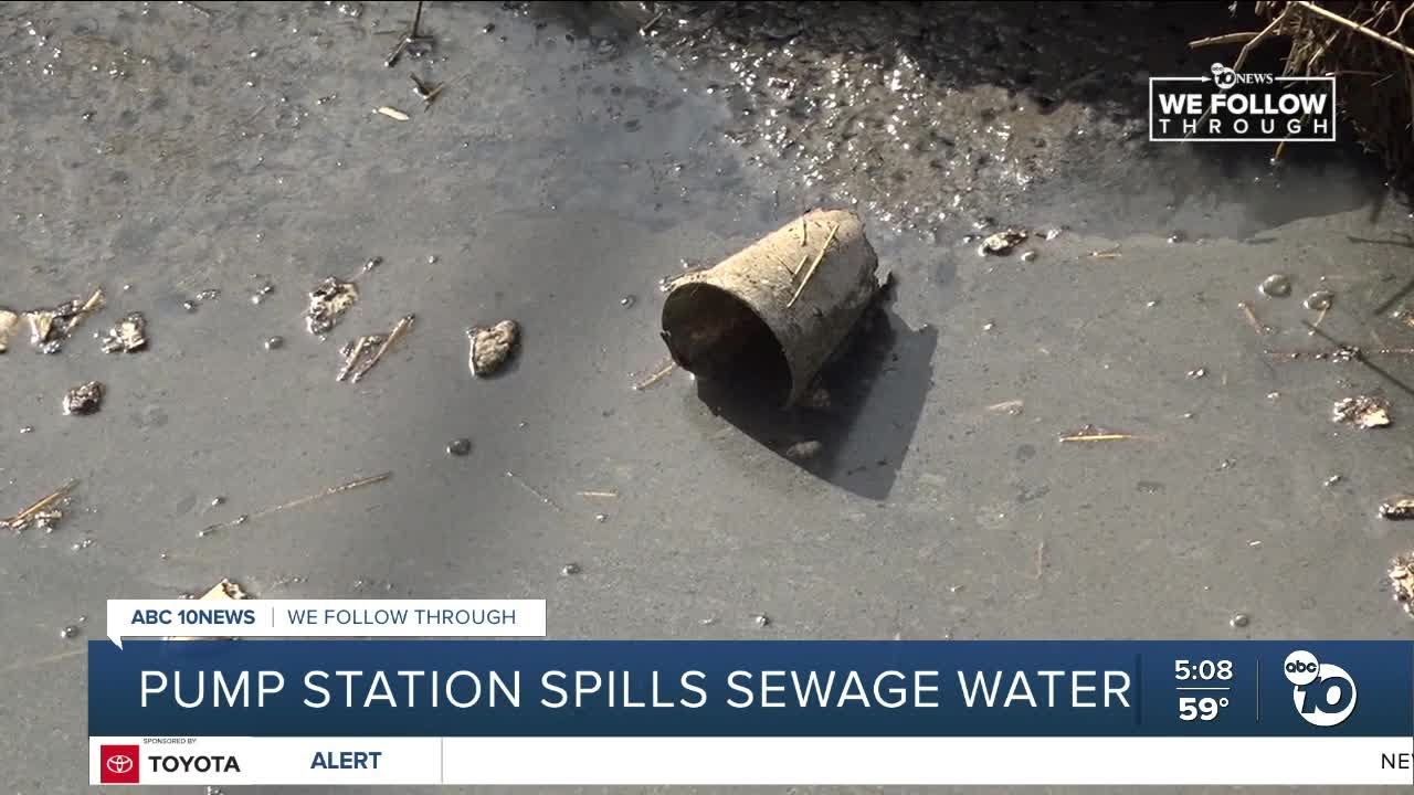 San Ysidro pump station spills 30,000 gallons of sewage water