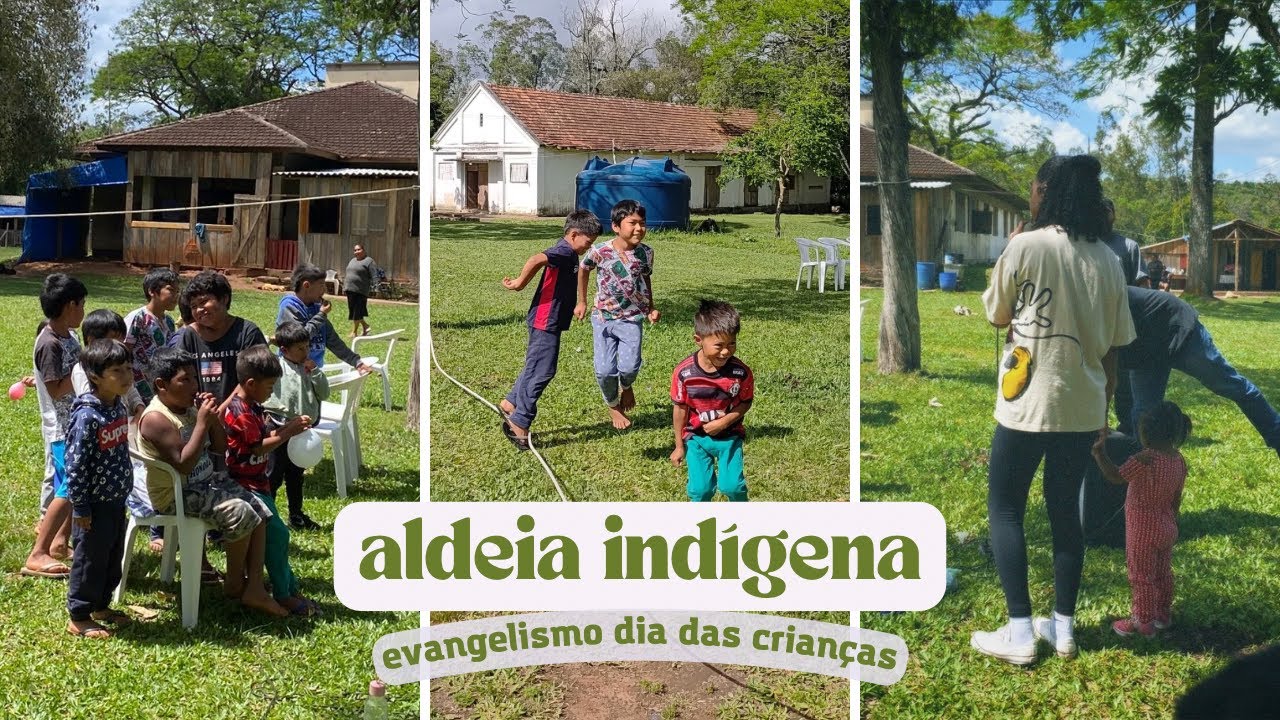 evangelismo dia das crianças - aldeia indígena kaigang (19/10/2025)