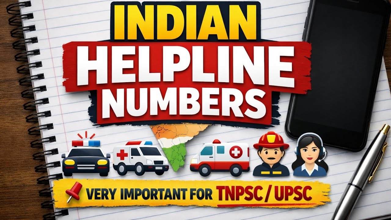 Indian helpline numbers #tnpschacker #group2amains 
