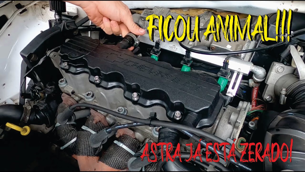 TROCA DA TAMPA DE VÁLVULAS - ASTRA SUPERCHARGER