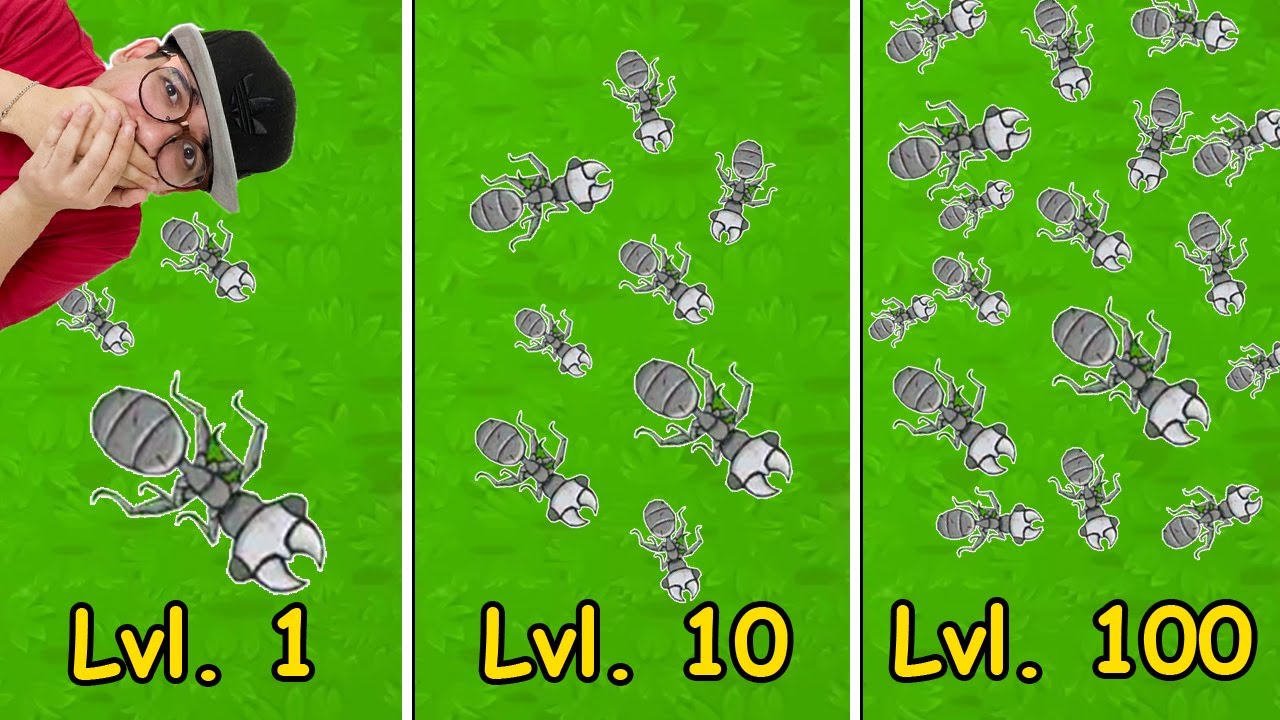 CRIEI UM EXÉRCITO DE FORMIGAS DE METAL INVENCÍVEIS!!! - Ants.io (jogos de celular)