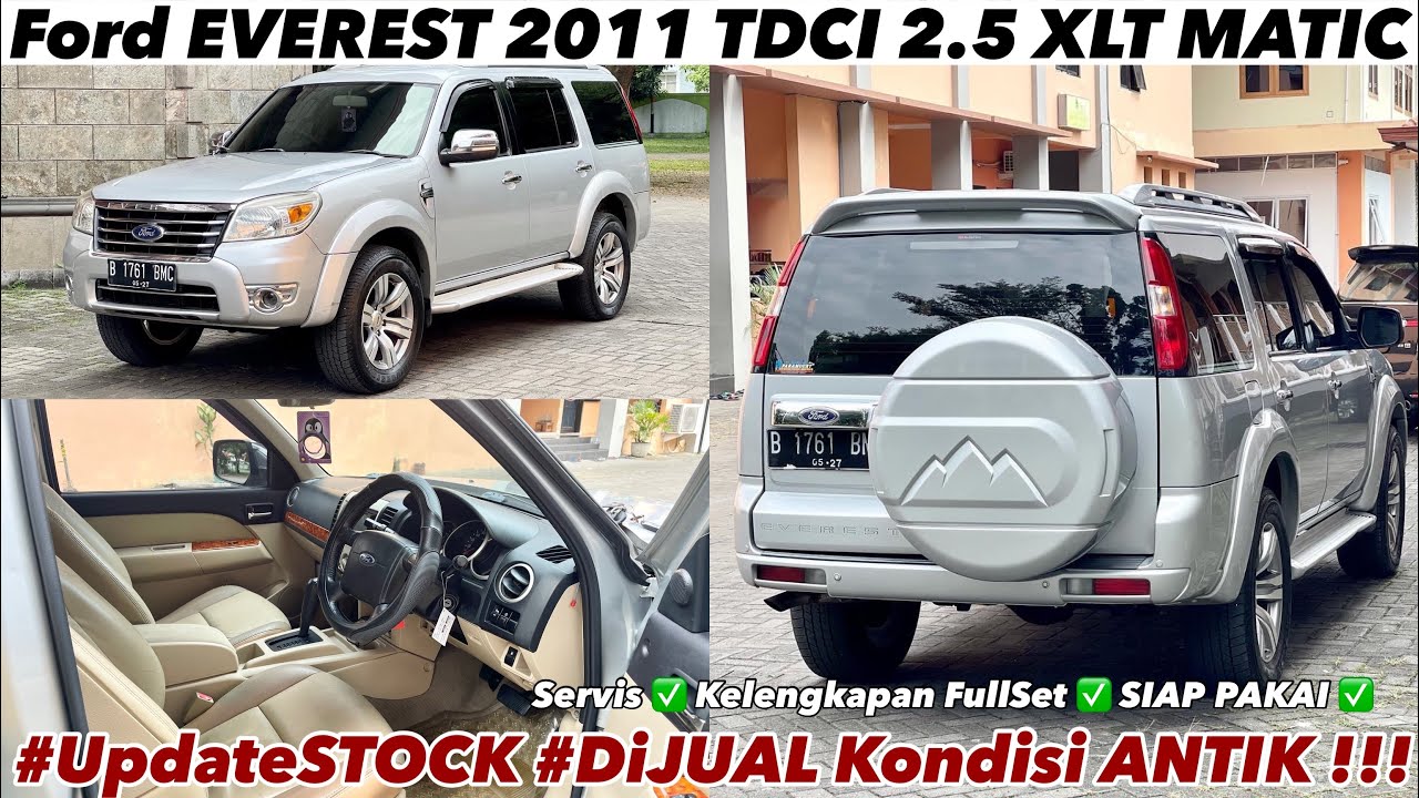 DiJual FORD EVEREST TDCI 2.5 XLT AT 2011 Kondisi Antik OriGINAL LANGKA #diesel #jualbelimobilbekas