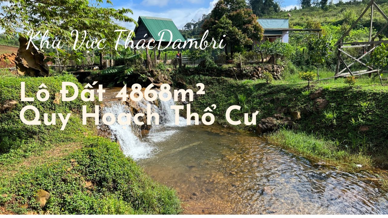 🔴(11) Liền Kề Thác Đambri, Lô Đất 4.868 m² Có 60m Mặt Tiền, Quy Hoạch Thổ Cư | Bất Động Sản Bảo Lộc