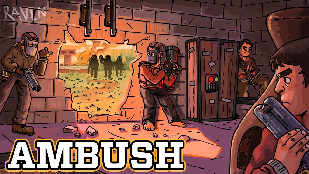 L'EMBUSCADE INCROYABLE FACE AU CLAN VOISIN ! Rust