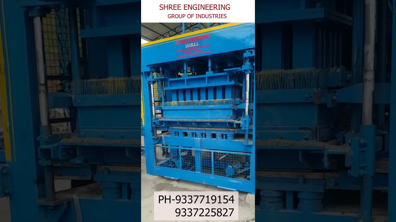 24 Bricks Fully Automatic Fly Ash Bricks Machine | High-Speed Brick Manufacturing #machine #bricks
