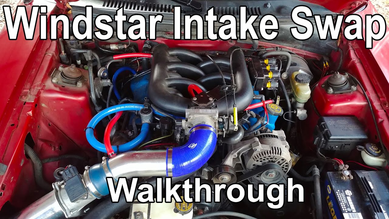Обзор замены впускного коллектора Windstar на Mustang V6 99-04