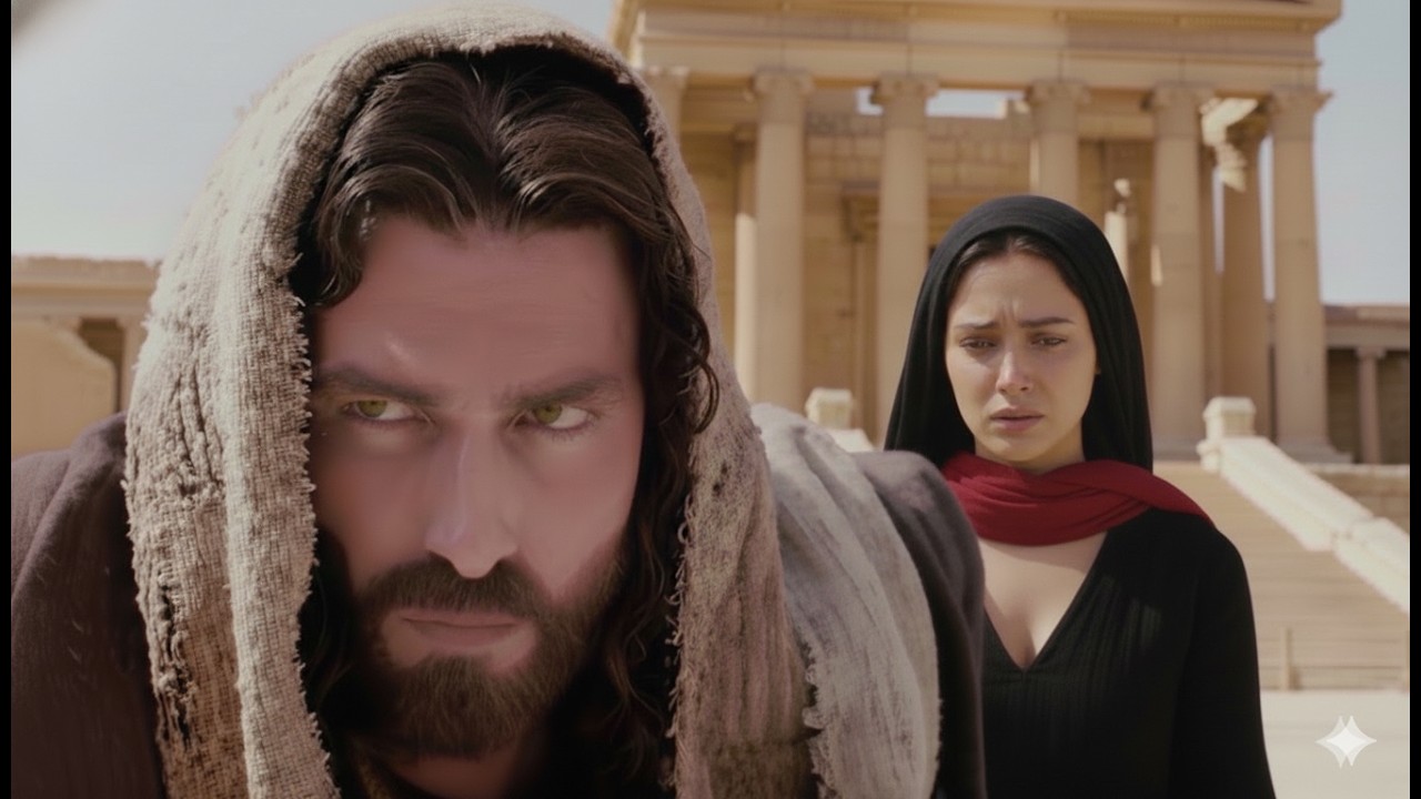 Jesus Protects Woman from Being stoned to Death