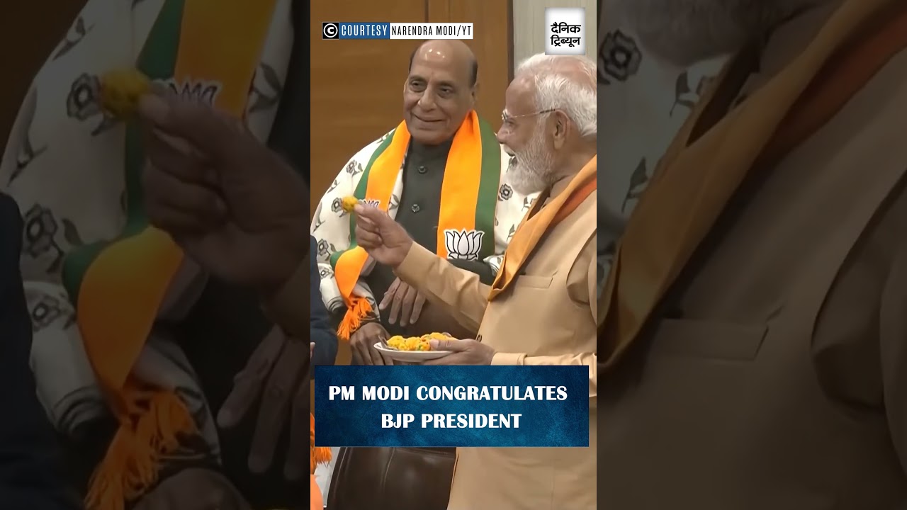 PM Modi Congratulates Nitin Nabin on Becoming BJP National President