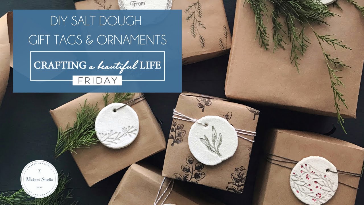 DIY Salt Dough Gift Tags & Ornaments | A Makers' Studio