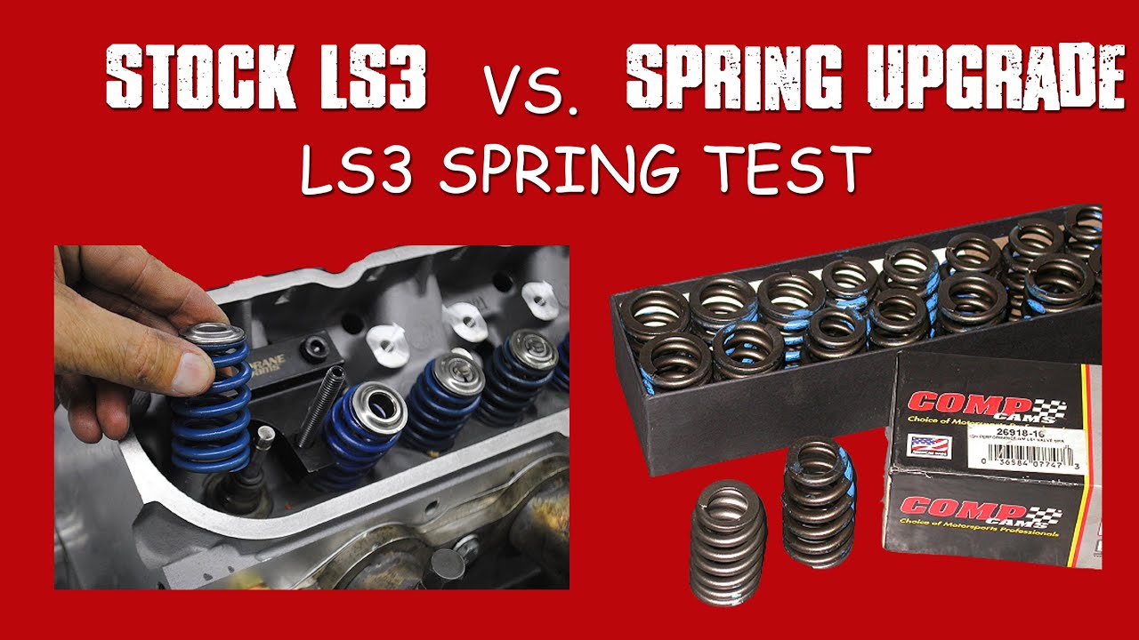 DO STIFFER VALVE SPRINGS COST POWER? LS3 SPRING TEST!!