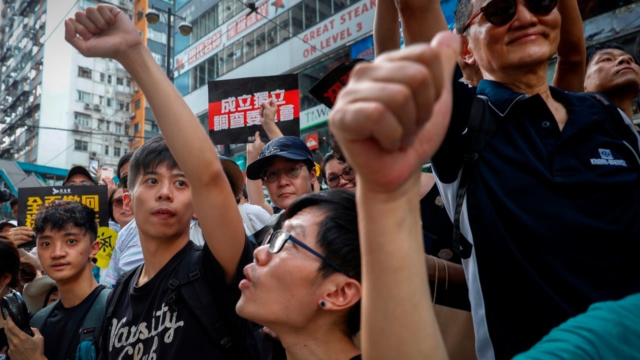 China breaks silence over Hong Kong