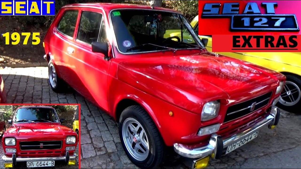 Seat 127 con elementos de montaje Extras. Año 1975. 1ªserie. Revisión. #seat127