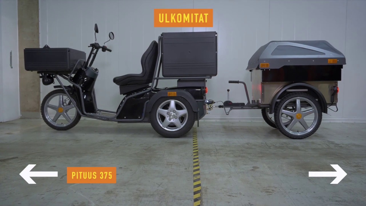 Ekologinen Kyburz-sähköskootteri