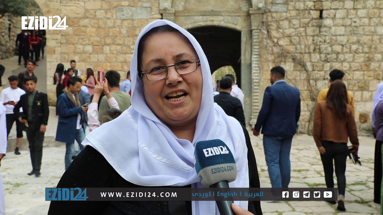 إقامة مراسيم عيد راس السنة الايزيدية في معبد لالش المقدس