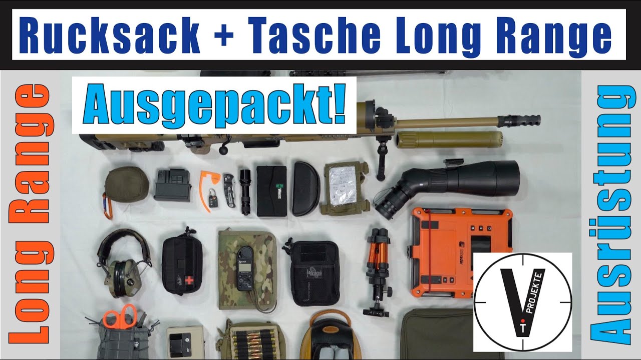 Ausgepackt: Rucksack und Gewehrtasche - was ist alles drin? Long Range Shooting